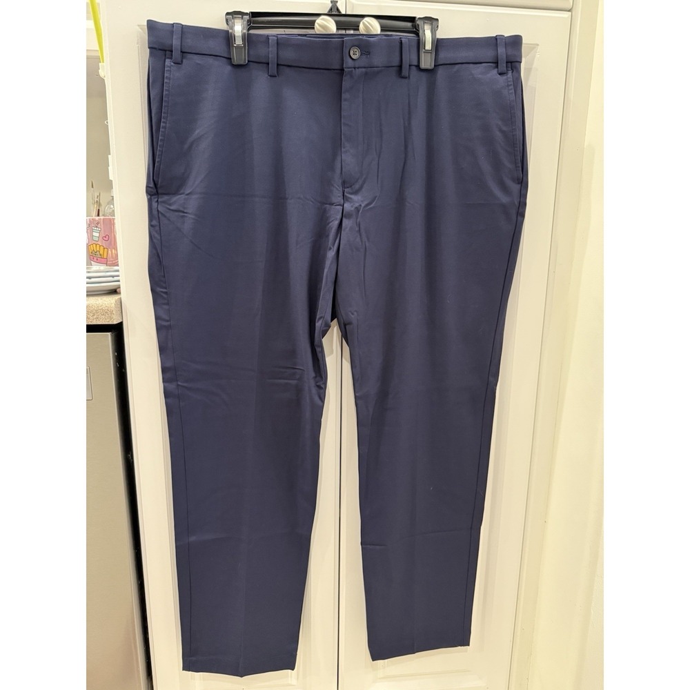Ralph Lauren Navy Slacks Mens Dress Pants Cotton Blend 42x30